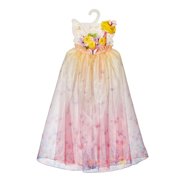 SOUZA - Ensemble cape + serre-tête+ baguette papillon (5-7 ans) 