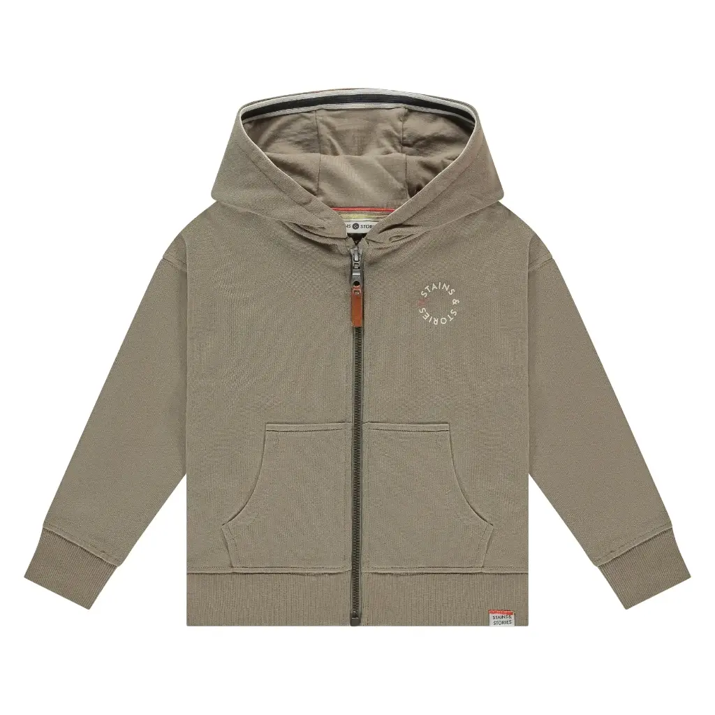 Stains & Stories - Sweat garçon à capuche - Sand