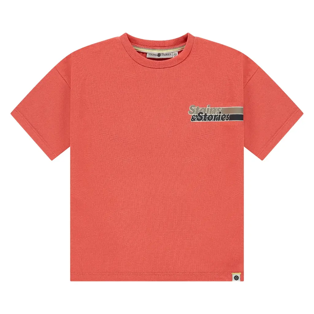 Stains & Stories - T-shirt garçon - Grapefruit