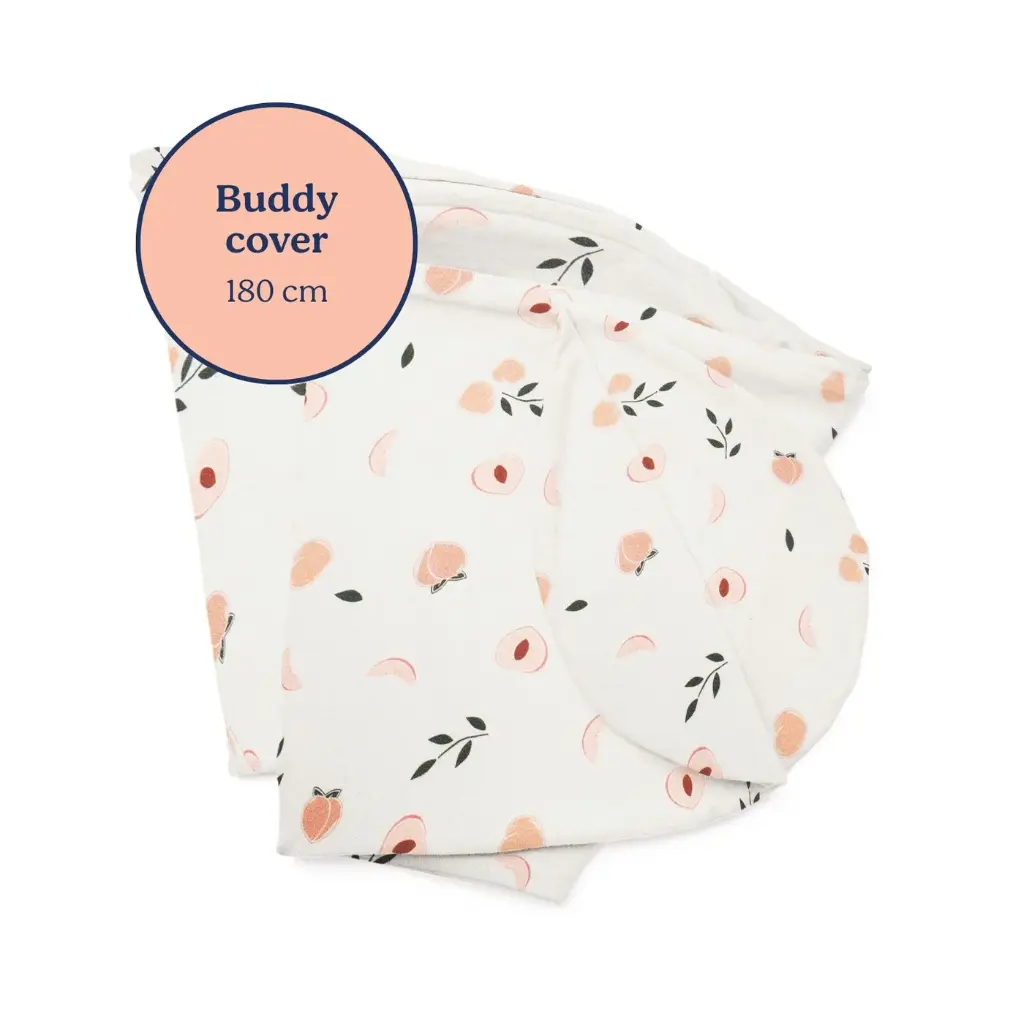 Doomoo - Housse pour coussin d'allaitement Buddy - Peaches