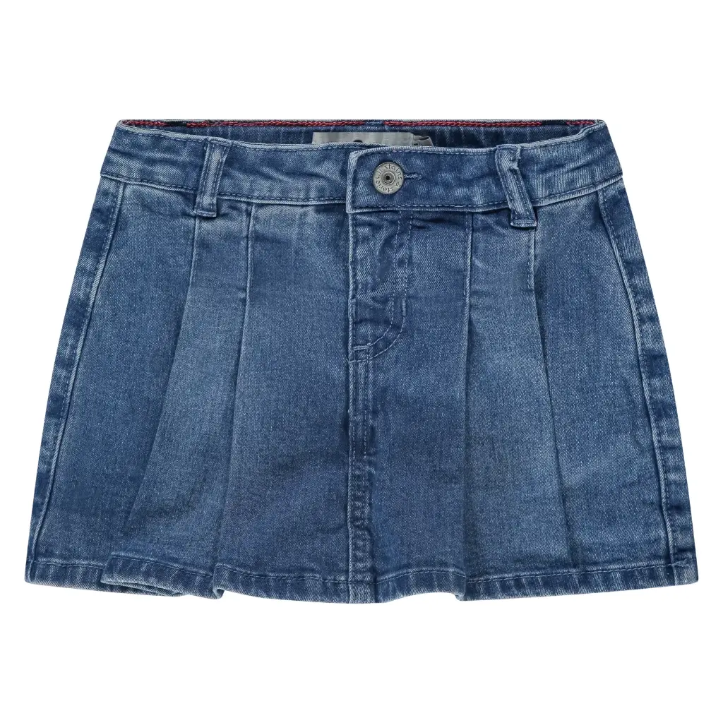Stains & Stories - Jupe fille - Medium Blue 