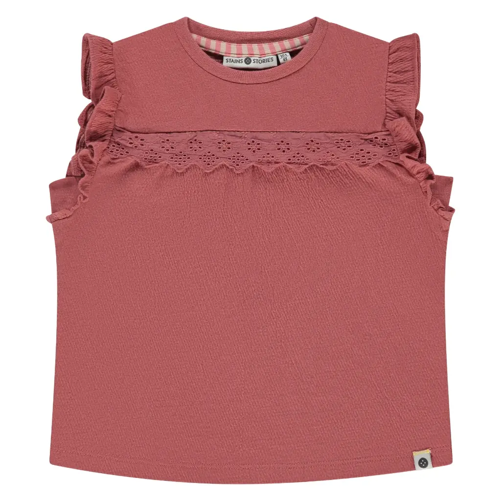 Stains & Stories - T-shirt fille sans manches - Ruby 