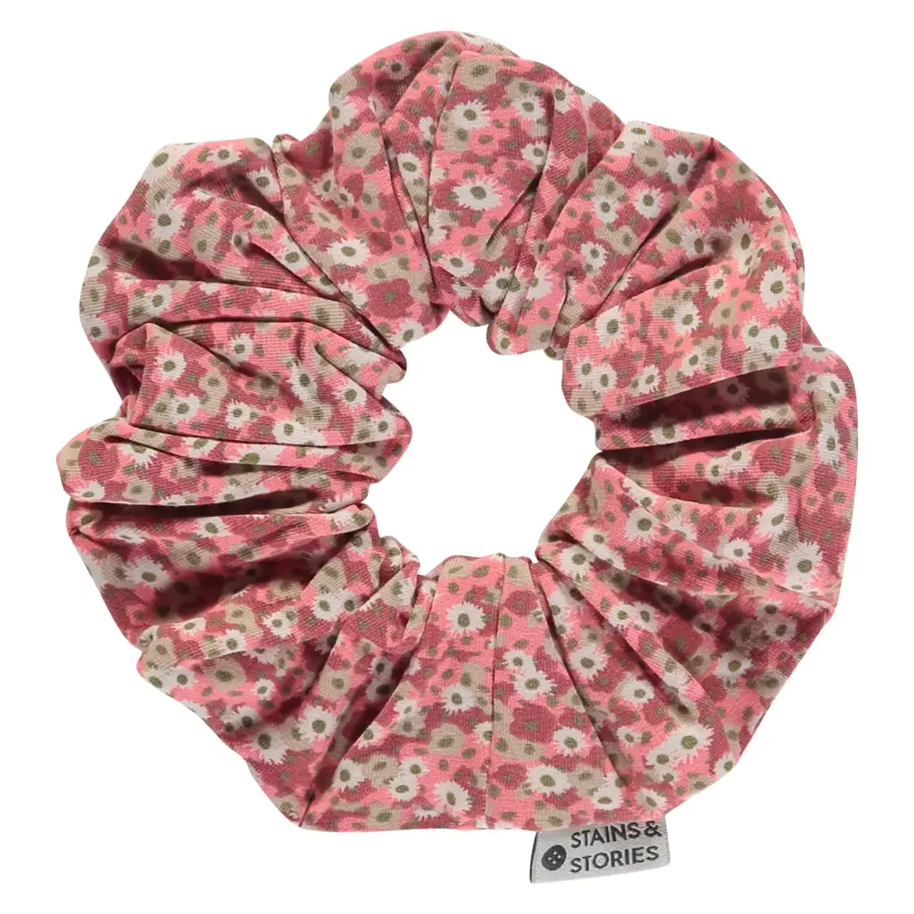 Stains & Stories - Chouchou à fleurs - Beige 