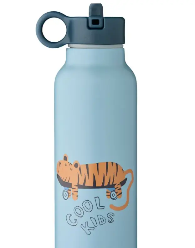 LIEWOOD - Gourde 500ml - Tiger/Beach Blue
