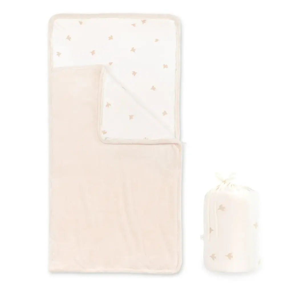 Bemini - Camping bag 70x140 Tog 3 pady softy + jersey - Piuma Marshmallow