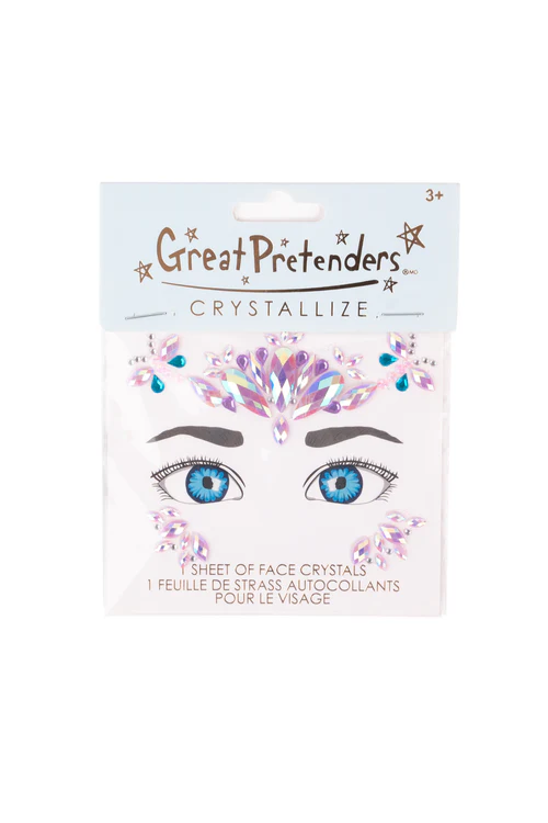 Great Pretenders - Feuille de strass autocollants pour le visage