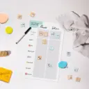 L'atelier gigogne - Coffret "Nos tâches ménagères" - Rose/jaune