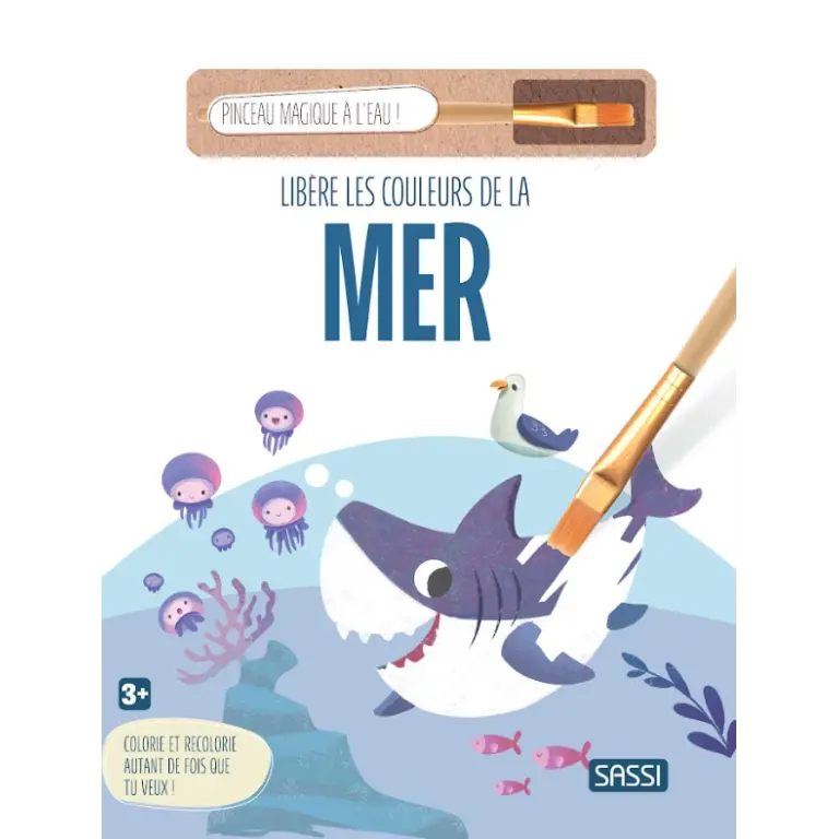 Sassi - Libère les couleurs de la mer - Pinceau magique à l'eau