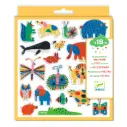 Djeco - 60 gommettes en feutrine - Des animaux partout !