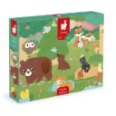 Janod - Puzzle Tactile "La Forêt" - 20 pièces