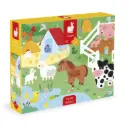 Janod - Puzzle Tactile "La Ferme" - 20 pièces 