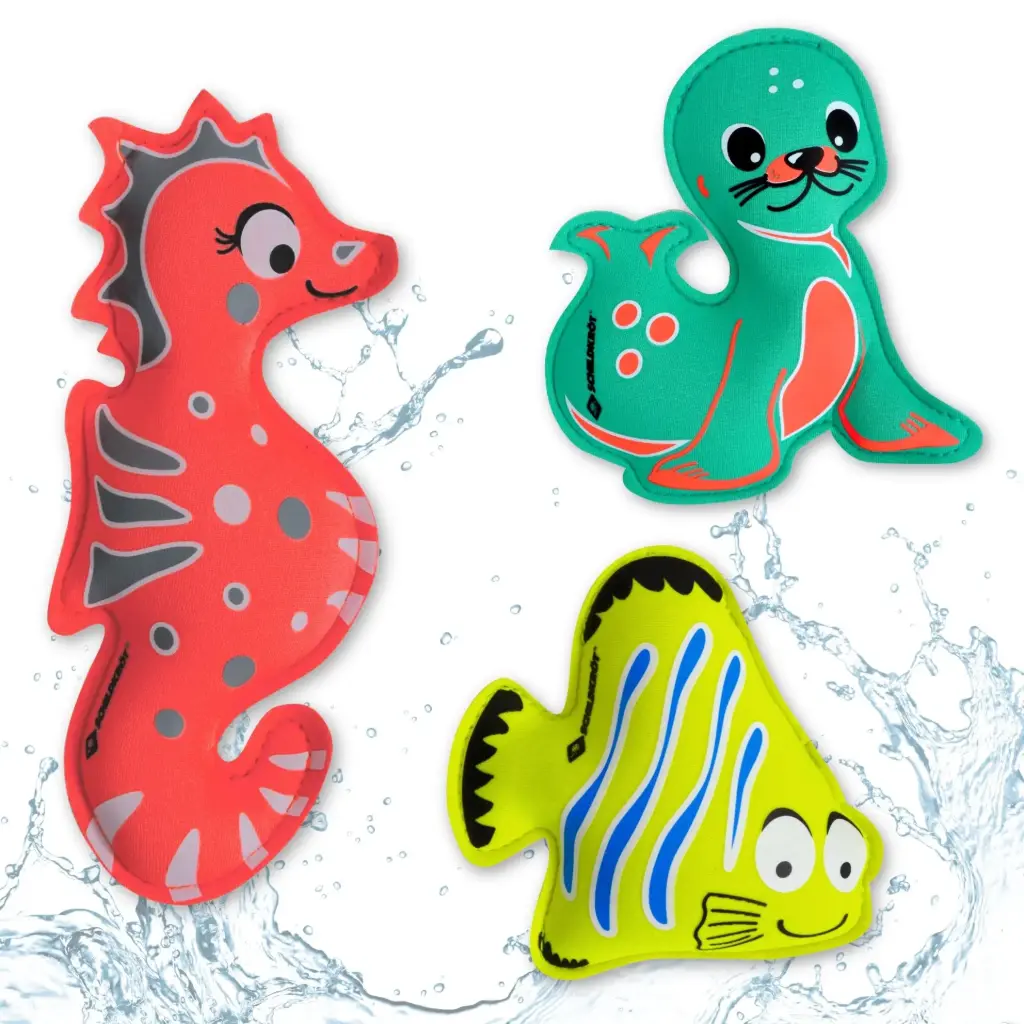 Schildkröt - Lot de 3 animaux plongeurs en néoprène 