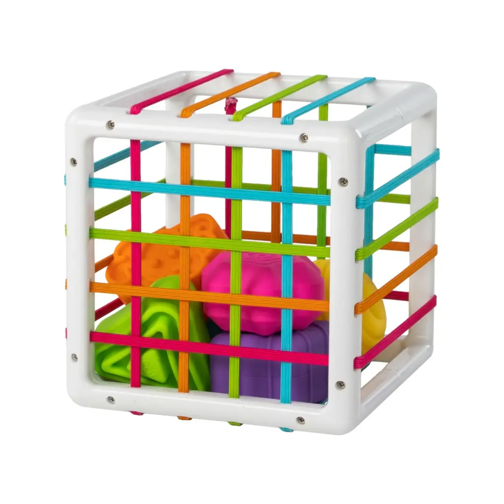 Fat Brain - Inny Bin - Cube à formes sensorielles 