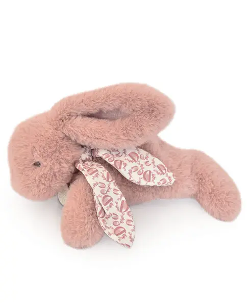 Doudou et Compagnie - Lapin doudou - Peluche lapin Rose poudré - 25 cm