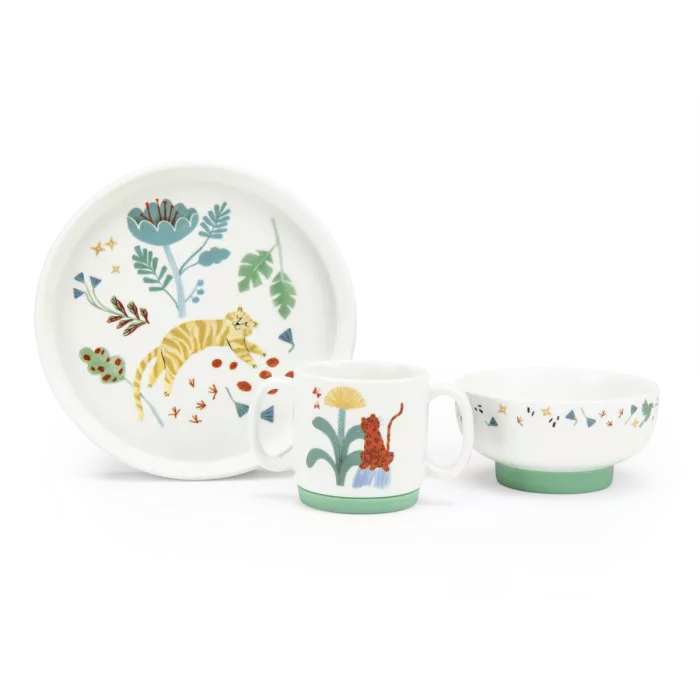 Moulin Roty - Set vaisselle porcelaine - La forêt Mawa 