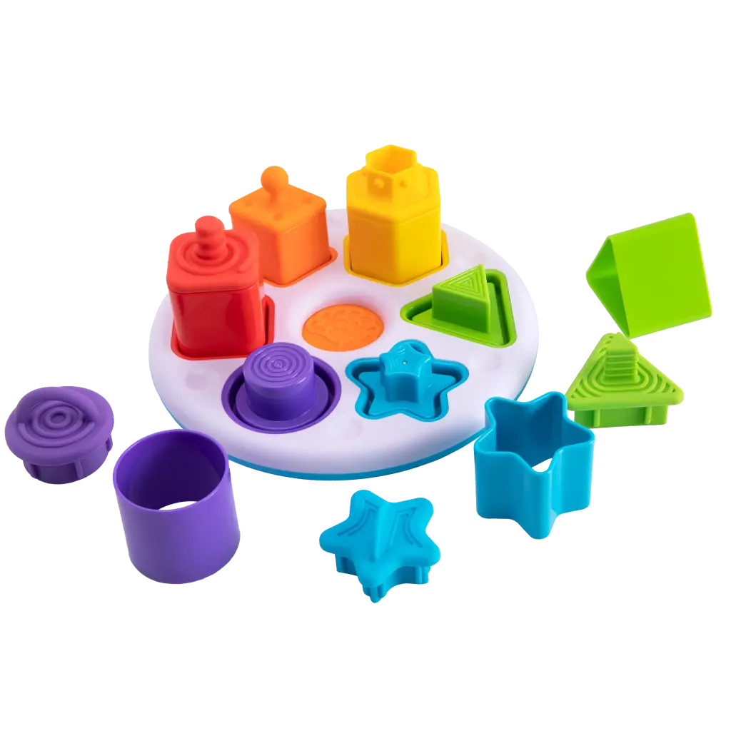 Fat Brain - Plugzy - Le plateau à formes 2-en-1