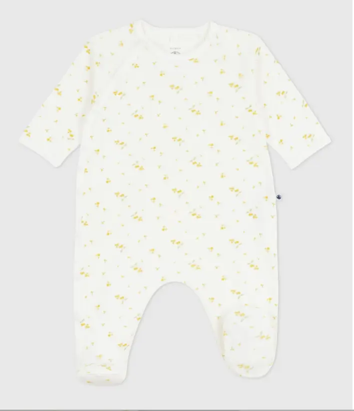 Petit bateau - Pyjama dors bien en coton - Motif fleuri