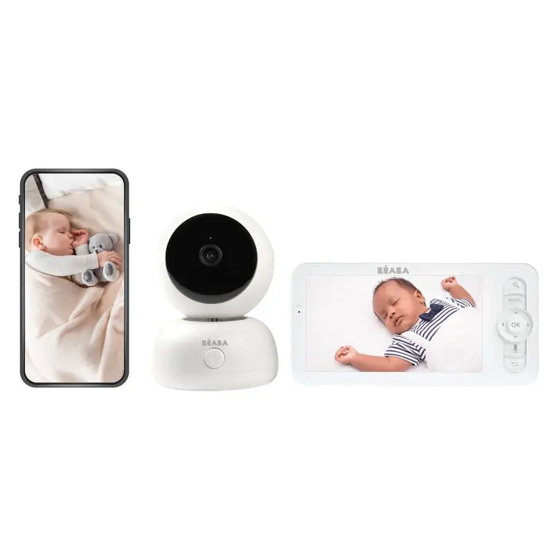 Béaba - Ecoute bébé vidéo Zen Premium 2 - Blanc