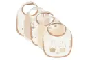 Jollein - Lot de 5 bavoirs Jersey Imperméable - Miffy Family Farm