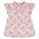 Babyface - Fille - Robe à courtes manches - Petits noeuds