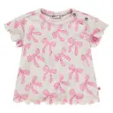 Babyface - T-shirt fille manches courtes - Petits noeuds