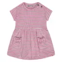 Babyface - Fille - Robe à courtes manches - Ligné rose