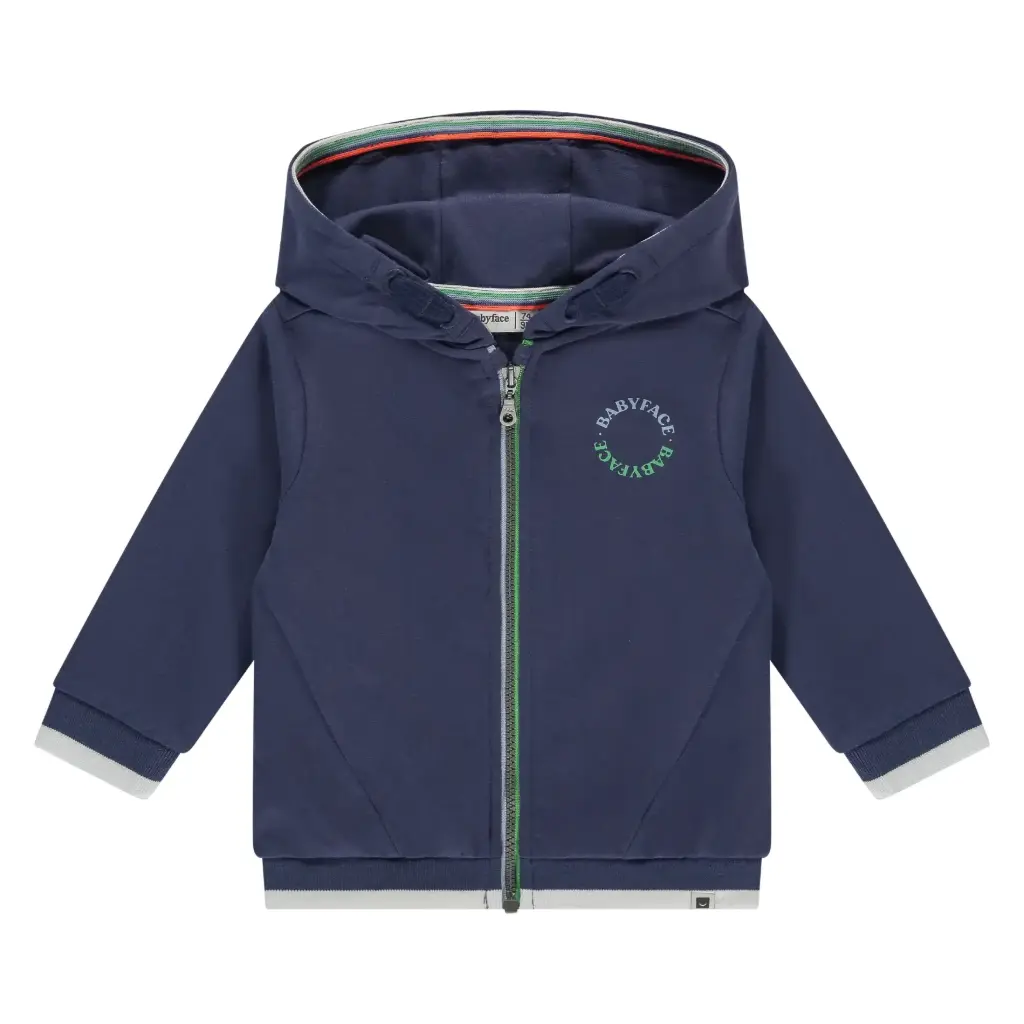 Babyface - Sweat Garçon Cardigan - Indigo