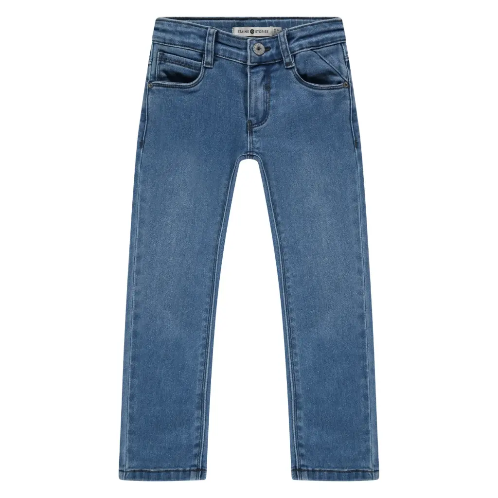 Stains & Stories - Pantalon garçon Jeans - Medium blue denim 
