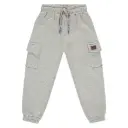 Stains & Stories - Pantalon jogging garçon - Light Grey Melee 
