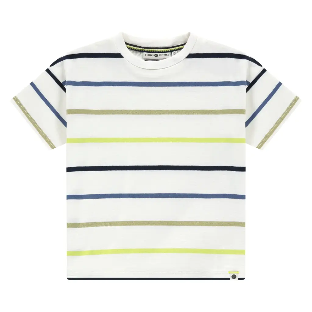 Stains & Stories - T-shirt garçon - Off-White