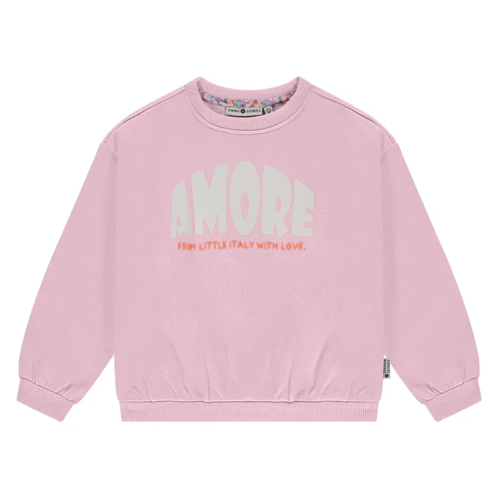 Stains & Stories - Sweatshirt fille - Blush