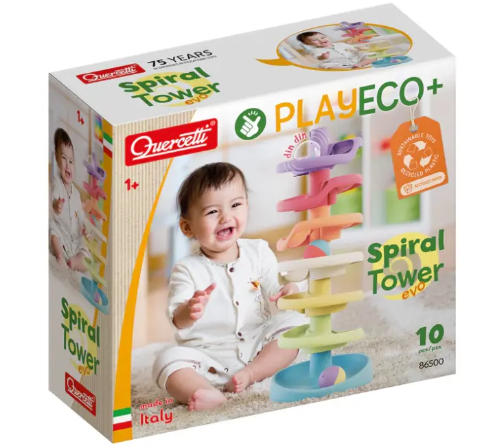 Quercetti - Tour spirale - 10 pièces