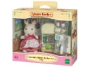 Sylvanian Families - La maman lapin chocolat et réfrigérateur