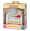 Sylvanian Families - Le bébé lapin chocolat / Le lit