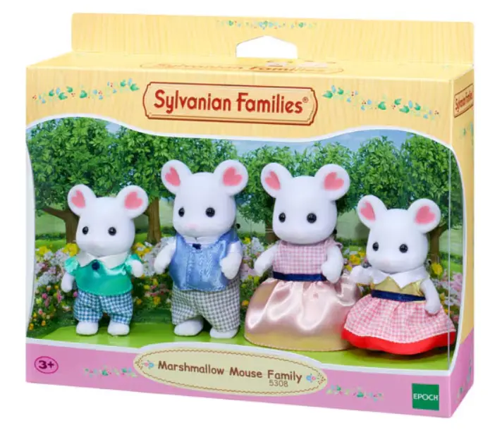 Sylvanian Families - La famille souris marshmallow