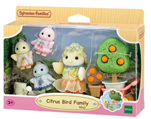 Sylvanian Families - La famille Oiseau citrus