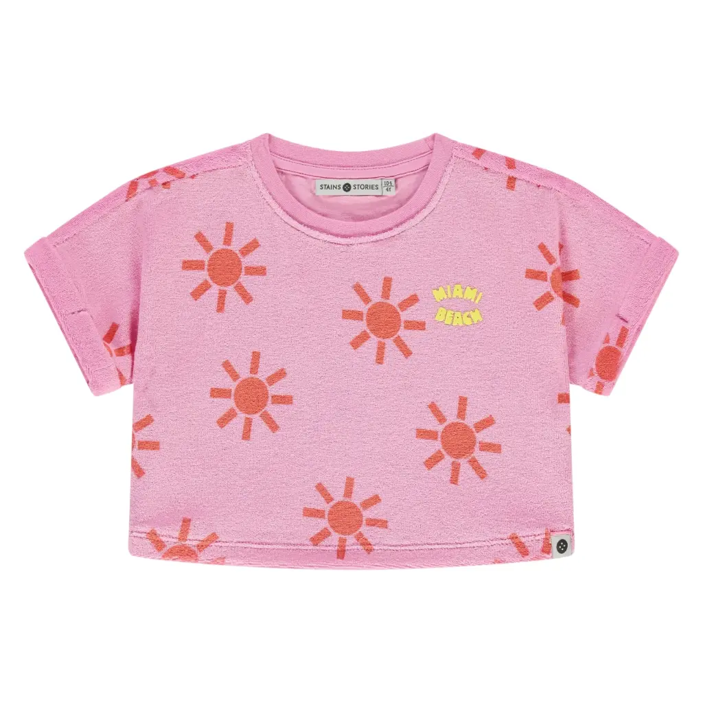 Stains & Stories - T-shirt fille - Neon Pink