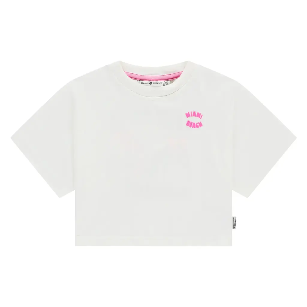 Stains & Stories - T-shirt fille - White