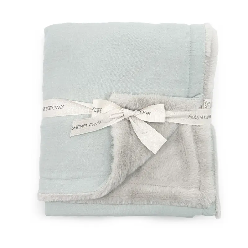 Babyshower - Couverture Polaire XL - Mint Breeze