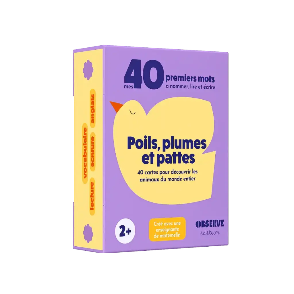 Geronimo - Observe - Mes 40 premiers mots - Poils, plumes et pattes