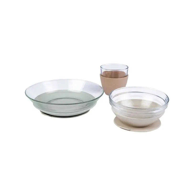 Béaba - Coffret repas verre - Natural set