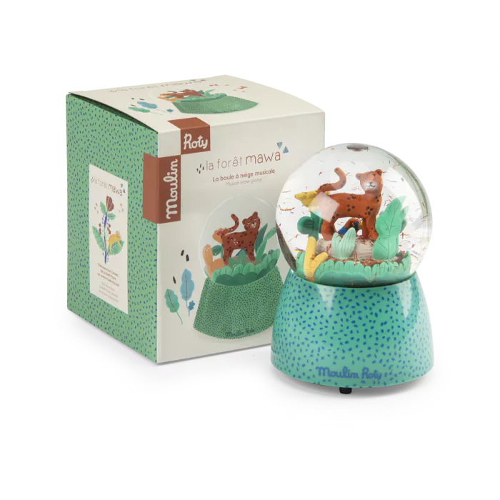 Moulin Roty - Boule à neige musicale - La forêt Mawa