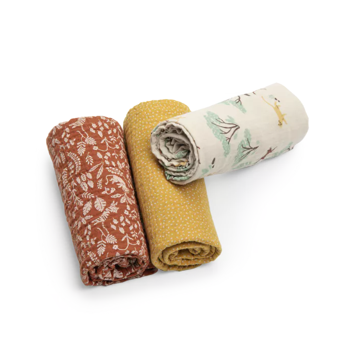 Moulin Roty - Set de 3 tétras - La forêt de Mawa