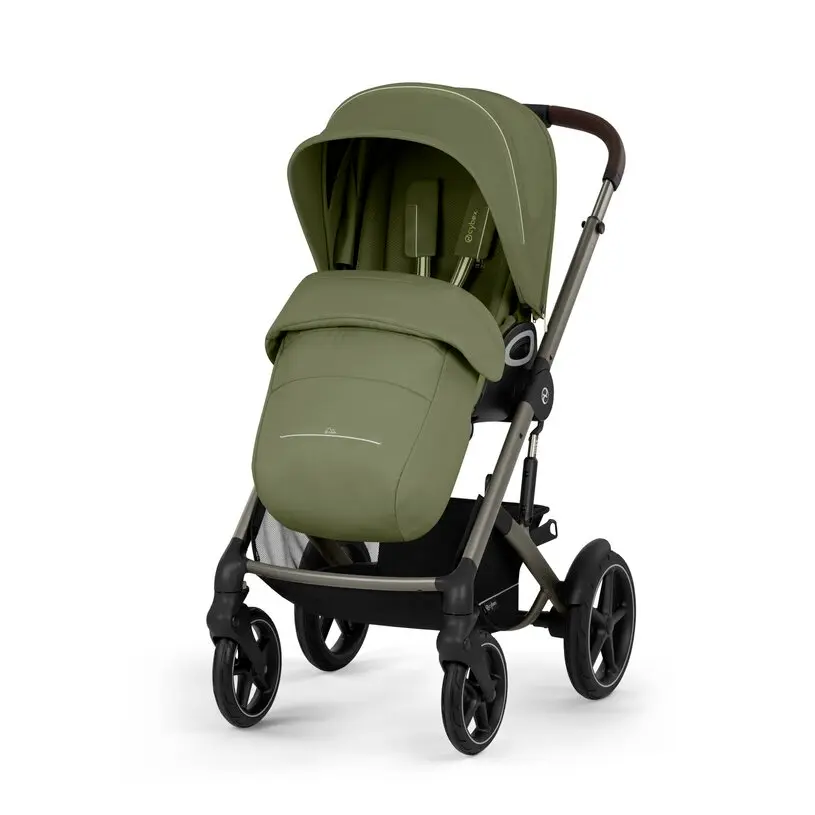 Cybex - Poussette Talos S Lux - Moss Green (Taupe Frame)