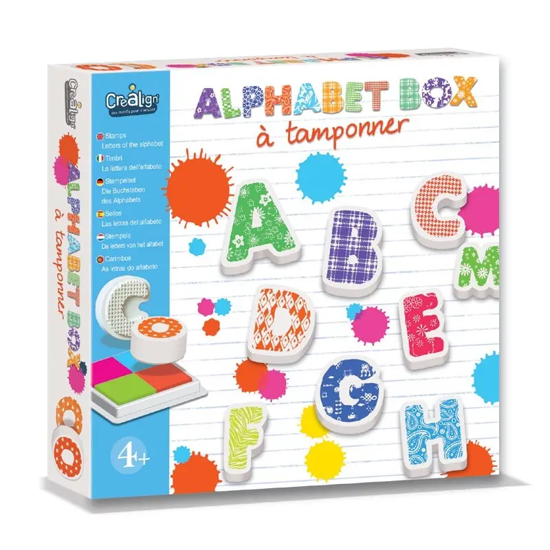 Crealign' - Alphabet Box à tamponner - 4 ans +