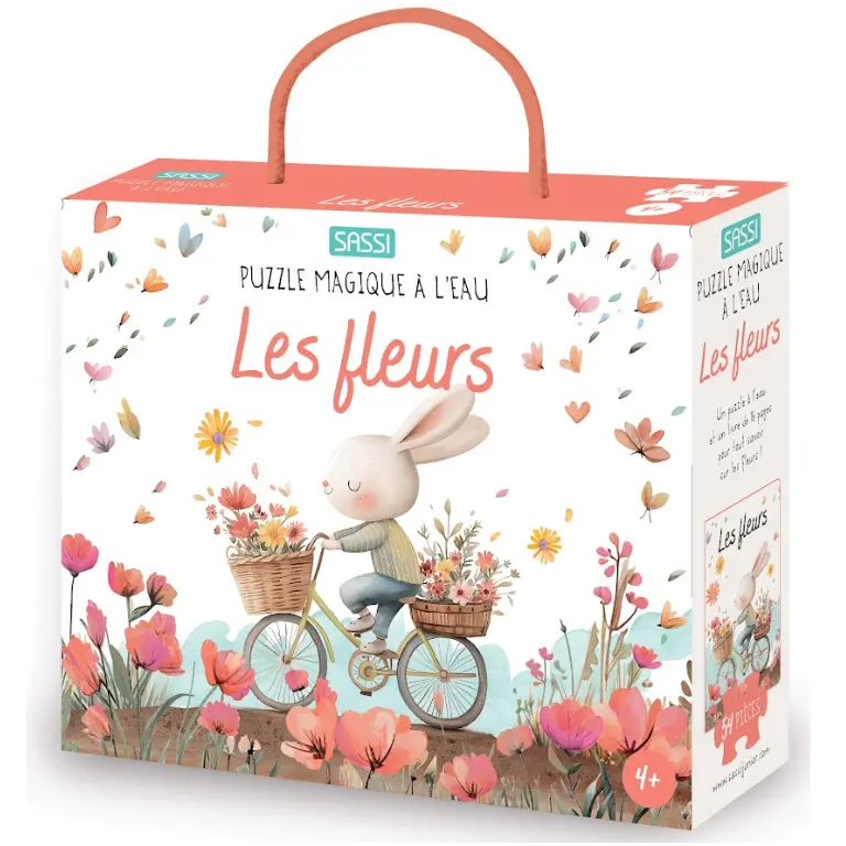 Sassi -  Puzzle magique à l'eau - Les fleurs