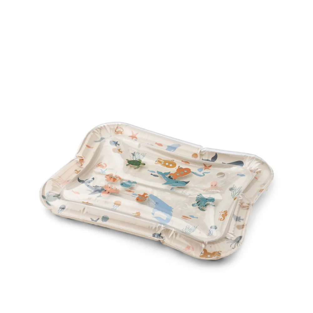 Liewood - Tapis d'activités gonflable Elin - Sea creature / Sandy