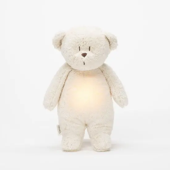 Moonie - Peluche veilleuse musicale - Ourson en coton BIO - Polar
