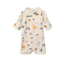 Liewood - Combinaison de bain Bébé Thor - Around the world / Sandy
