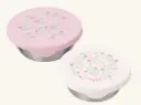 FRESK - Boîte à goûter 2 pièces Fleurs de jardin